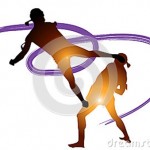 thai-boxing-kick-graphic-martial-arts-sports-top-decorated-line-background-colors-paint-brushes-different-33623802